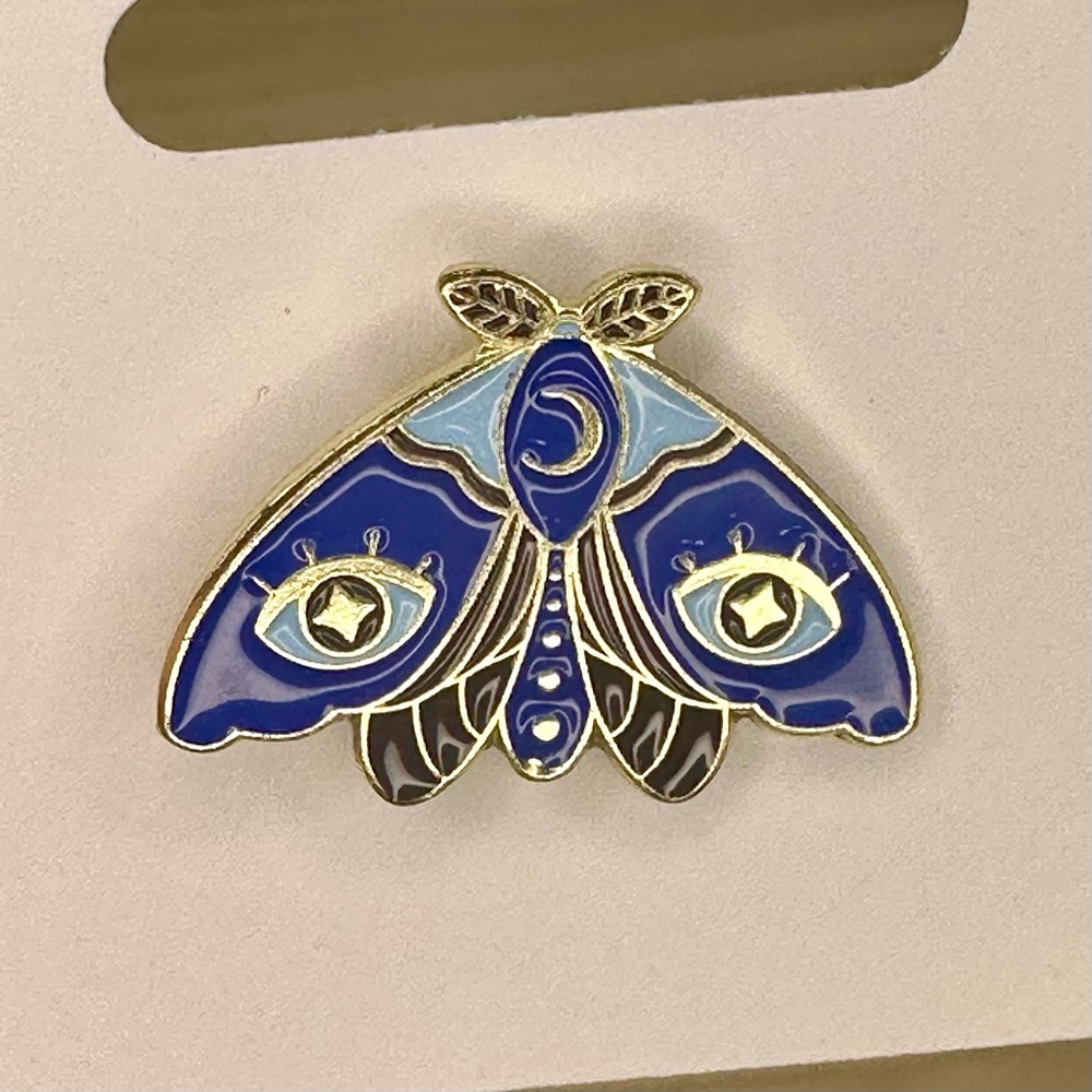 Moth Enamel Pin